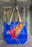 RECYCLED RICE SACK TOTE BAG