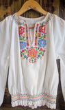 1970s EMBROIDERED BLOUSE- 10