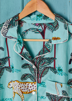 100% COTTON JUNGLE PRINT PYJAMAS