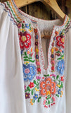 1970s EMBROIDERED BLOUSE- 10