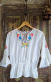 GORGEOUS EMBROIDERED BLOUSE- 8/10