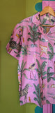PINK JUNGLE PRINT PJ SHORTS SET