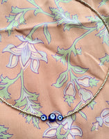 EVIL EYE GOLD BEAD NECKLACES