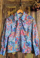 AMAZING 1970s FLORAL SHIRT- 8/10