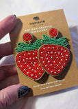 BEADED FRUIT EARRINGS
