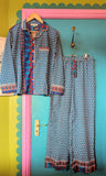 RECYCLED SARI SILK PYJAMAS