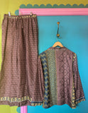 RECYCLED SARI SILK PYJAMAS