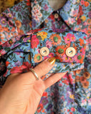 AMAZING 1970s FLORAL SHIRT- 8/10