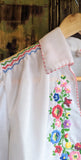1970s EMBROIDERED BLOUSE- 8