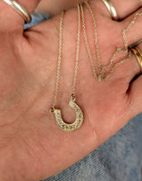 STERLING SILVER HORSESHOE NECKLACE