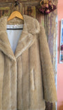 VINTAGE FAUX FUR JACKET- 10