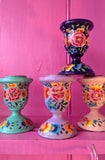 HAND PAINTED KASHMIRI CANDLESTICKS