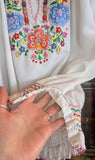 1970s EMBROIDERED BLOUSE- 10
