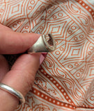 LUCKY HORSESHOE SILVER RING- R