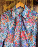 AMAZING 1970s FLORAL SHIRT- 8/10