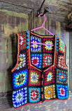 KID'S CROCHET WAISTCOAT- Age 8-10ish