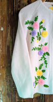 CUTE WHITE EMBROIDERED CARDIGAN- 12
