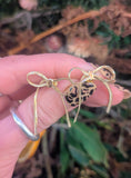 BOW SNAKE CHAIN EARRINGS