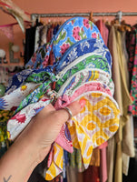 BLOCK PRINT COIN PURSES