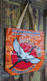 RECYCLED RICE SACK LARGE SHOPPER BAG
