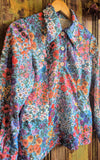 AMAZING 1970s FLORAL SHIRT- 8/10