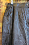 VINTAGE LEATHER PENCIL SKIRT- 6/8