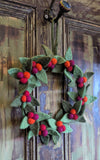 FELT BERRY WREATHS