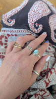 LUCKY HORSESHOE RING- O 1/2