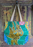 RECYCLED RICE SACK TOTE BAG