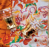 PAIR OF VINTAGE GOLD SHOT GLASSES