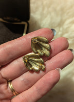 VINTAGE PEACH EARRINGS