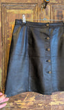 VINTAGE LEATHER MINI SKIRT- 12
