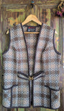 BROWN WELSH WOOL WAISTCOAT