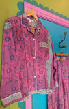 RECYCLED SARI SILK PYJAMAS