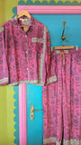 RECYCLED SARI SILK PYJAMAS