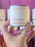 PUMPKIN & SPICE CANDLES