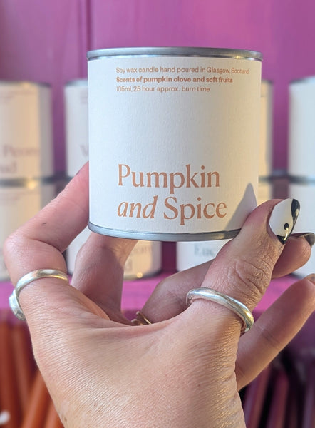 PUMPKIN & SPICE CANDLES
