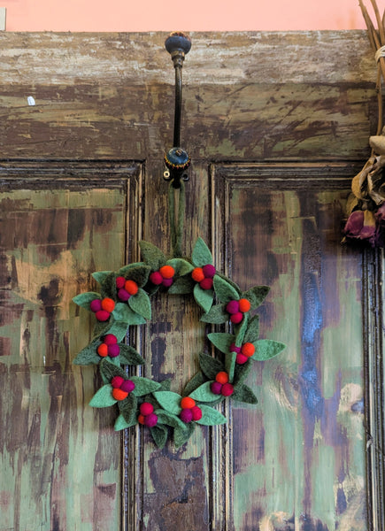 FELT BERRY WREATHS