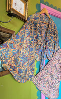 RECYCLED SARI SILK BELL SLEEVE TOPS