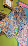 RECYCLED SARI SILK BELL SLEEVE TOPS