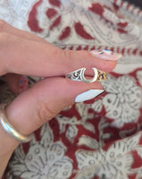 LUCKY HORSESHOE RING- O 1/2