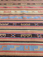 LARGE INDIAN WOOL KILIM RUG