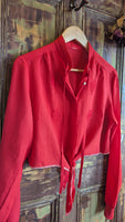 CROPPED VINTAGE BLOUSE- 14/16