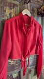 CROPPED VINTAGE BLOUSE- 14/16