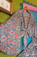 RECYCLED SARI SILK BELL SLEEVE TOPS