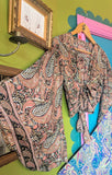 RECYCLED SARI SILK BELL SLEEVE TOPS