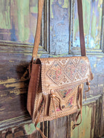 TAN MORROCAN LEATHER BAG