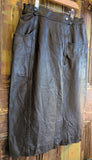 VINTAGE LEATHER PENCIL SKIRT- 6/8