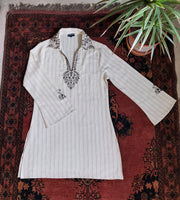 CREAM TUNIC/ KAFTAN- 10/12