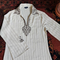 CREAM TUNIC/ KAFTAN- 10/12